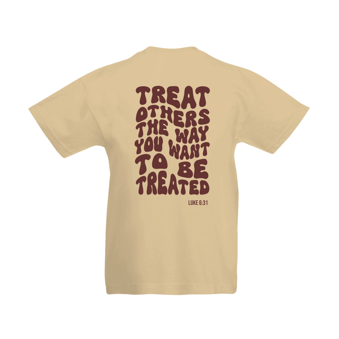 Be Kind – Christian Kids T shirt (Stone)