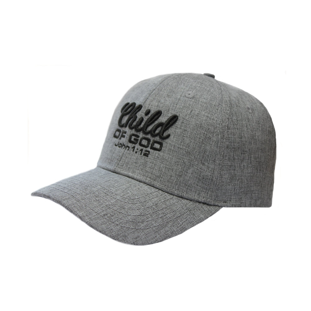 Child of God - Christian Cap (Heather Grey)