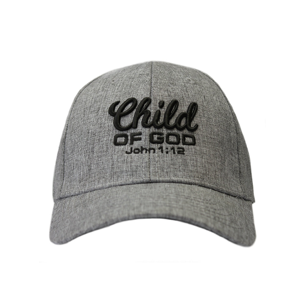 Child of God - Christian Cap (Heather Grey)