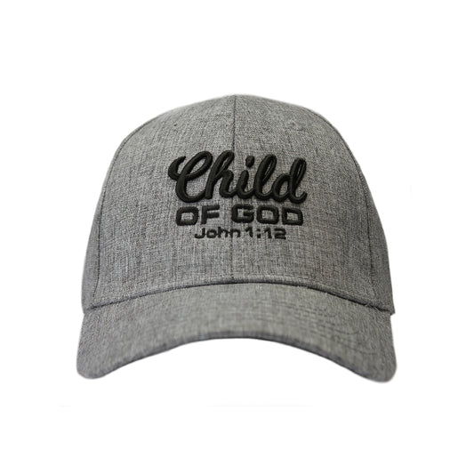 Child of God - Christian Cap (Heather Grey)
