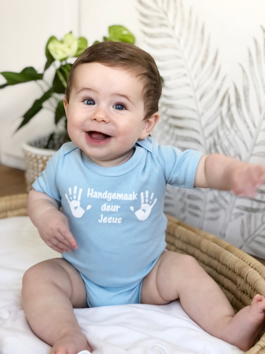 Christian Baby Onesie-Handgemaak deur Jesus - South Africa