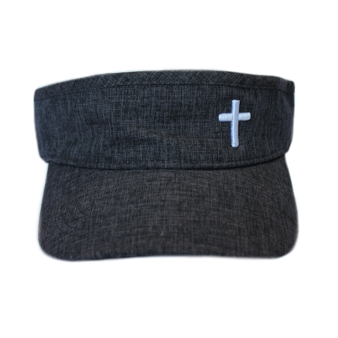 Cross - Christian Visor (Charcoal)