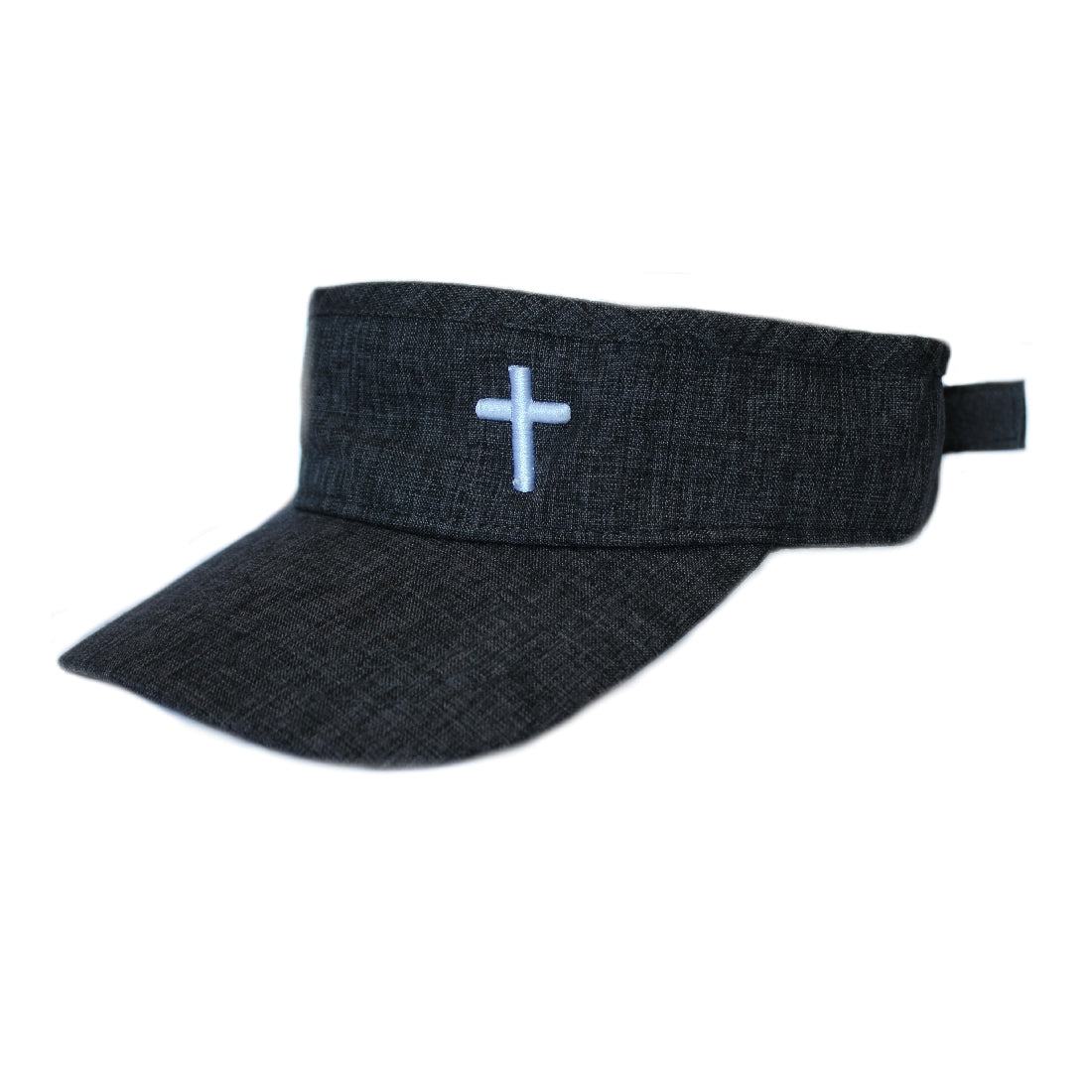 Cross - Christian Visor (Charcoal)