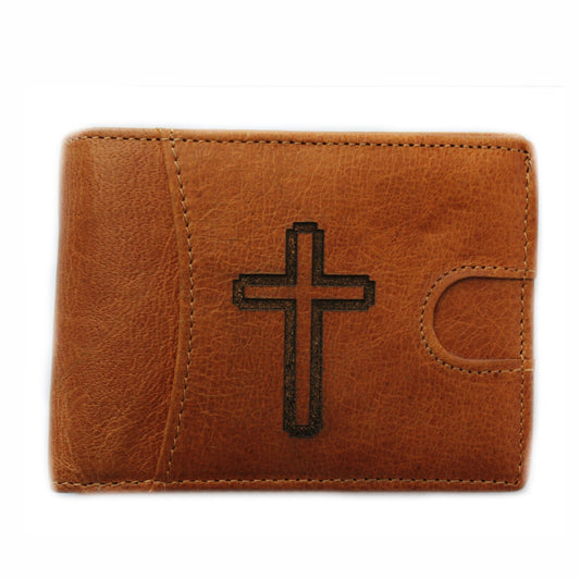 Cross -  Christian Wallet - (cut-away)