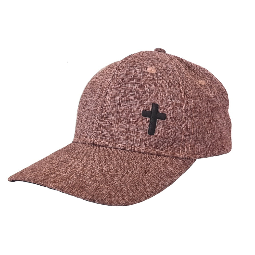 Cross - Christian Cap (Dusty Pink)