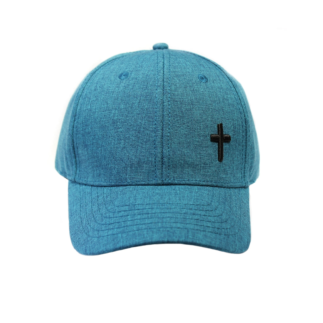 Cross - Christian Cap (Turquoise)