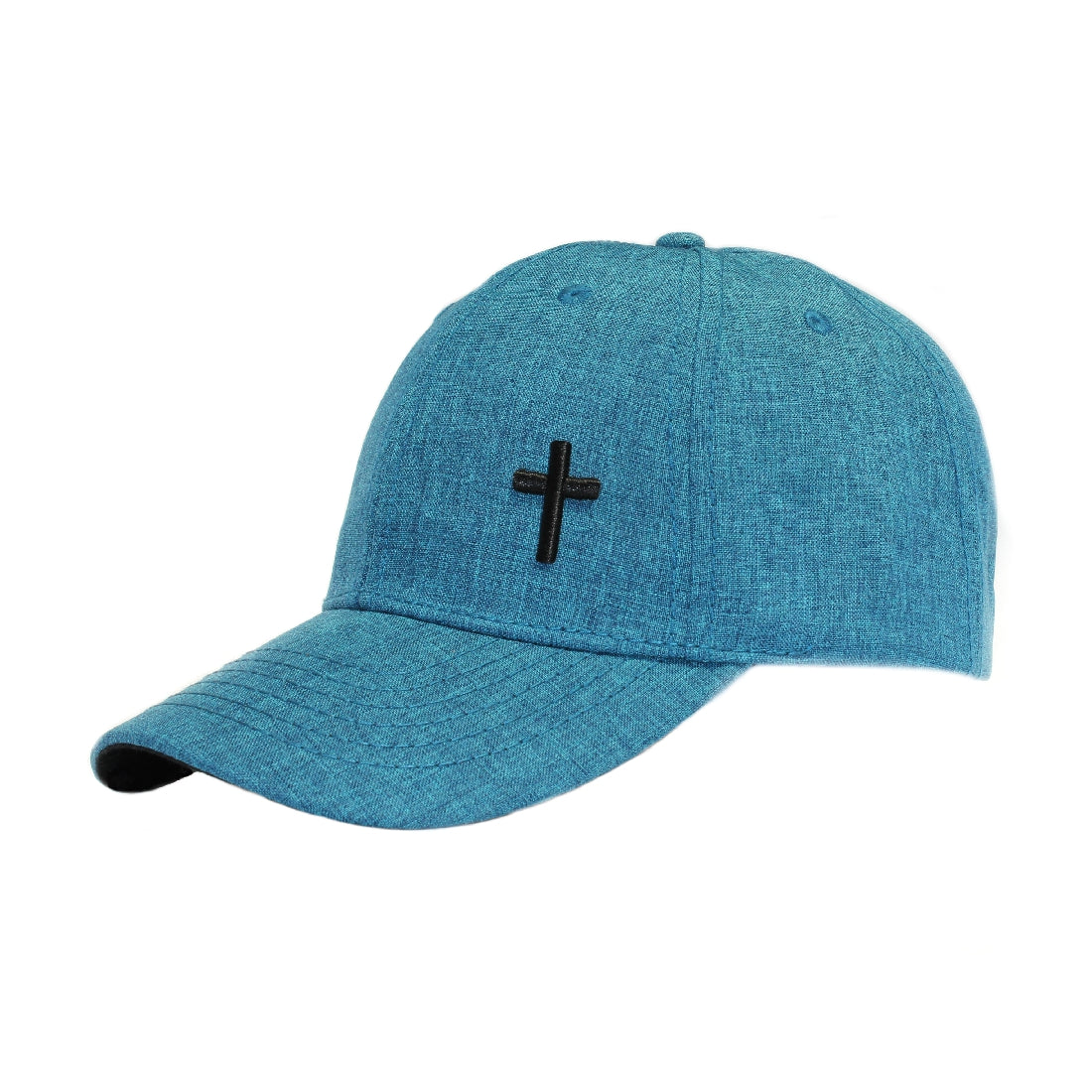 Cross - Christian Cap (Turquoise)