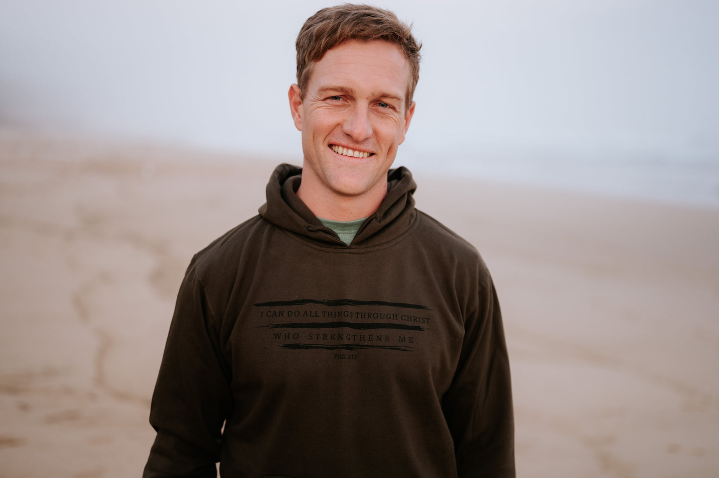 I can do all things - Christian Hoodie (Olive)