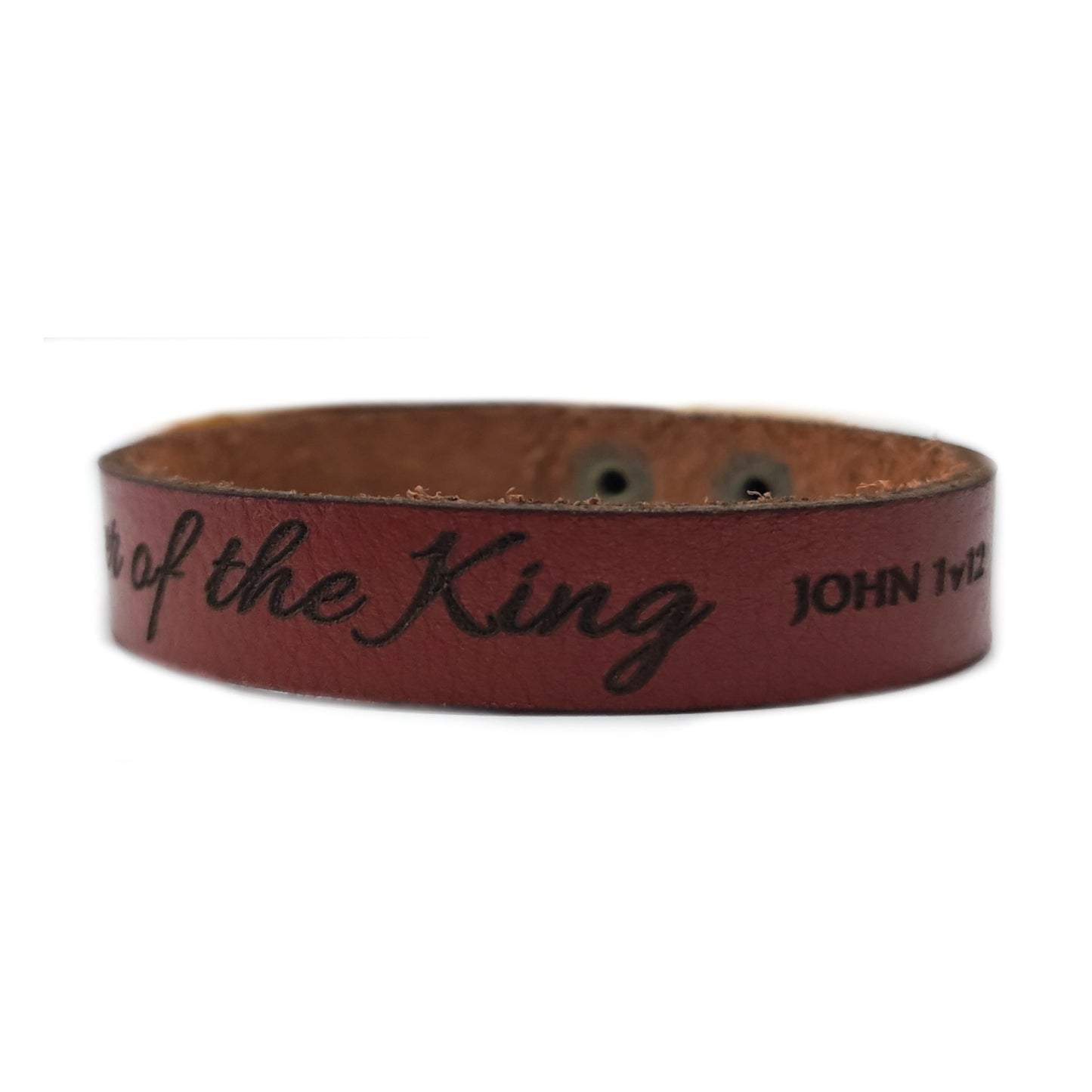 Daughter of the King - Christian Leather Wristband