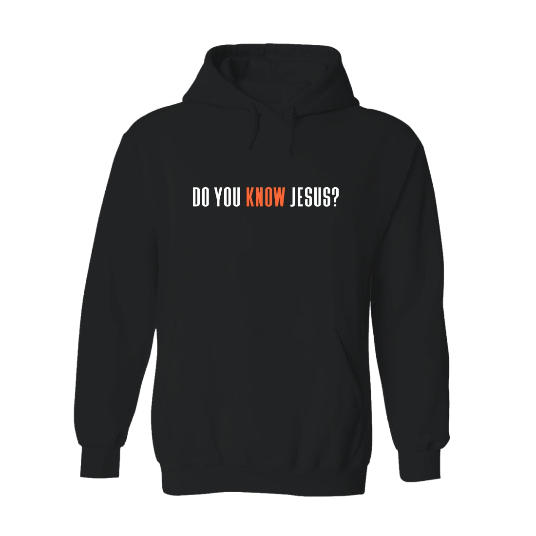 Do you Know Jesus? - Christian Hoody (Black)