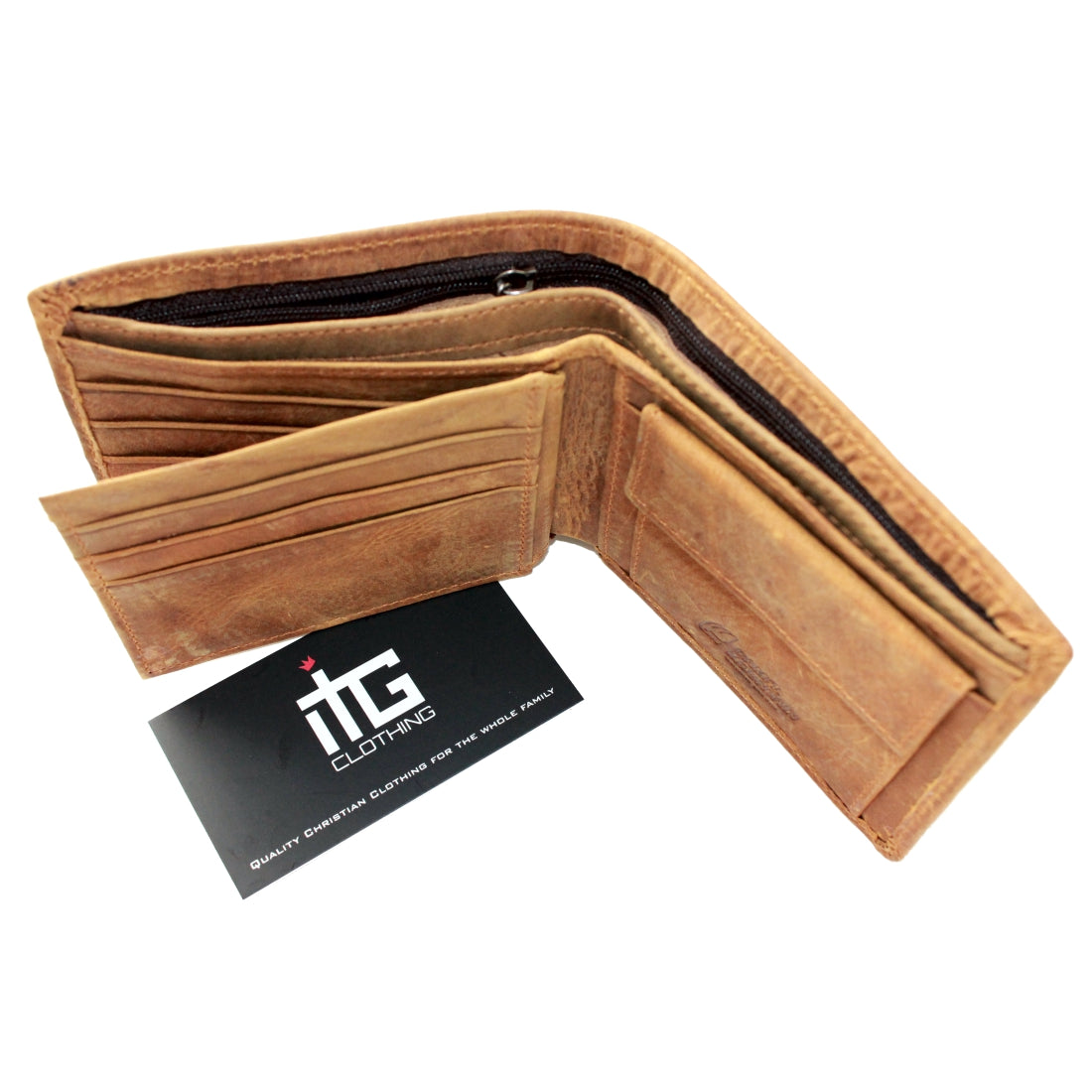 Leather Faith-move-Mountains-Leather-ITG Clothing-wallet-South Africa