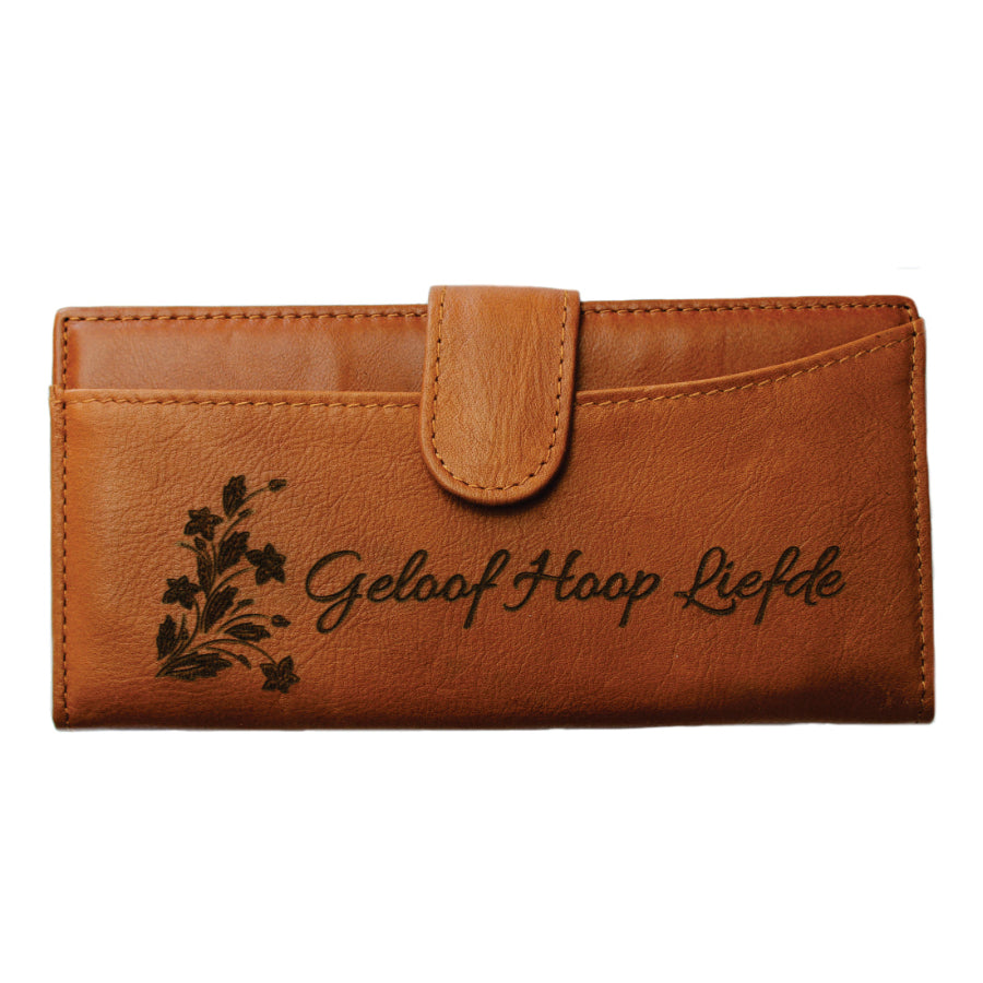 Geloof Hoop Liefde -Christian Ladies wallet clasp - South Africa