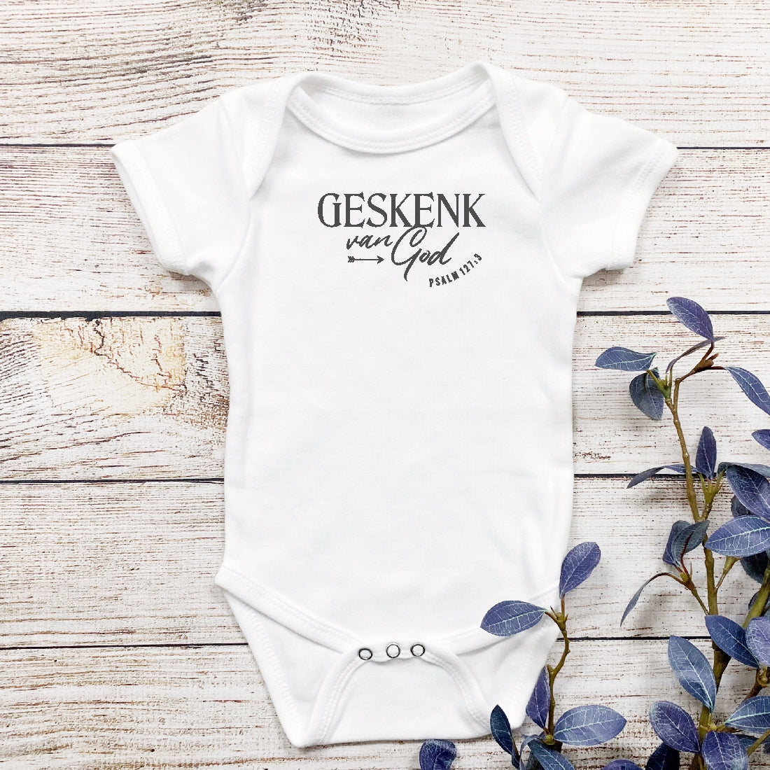 I know the Plans - Christian Baby Onesie - (White SS)