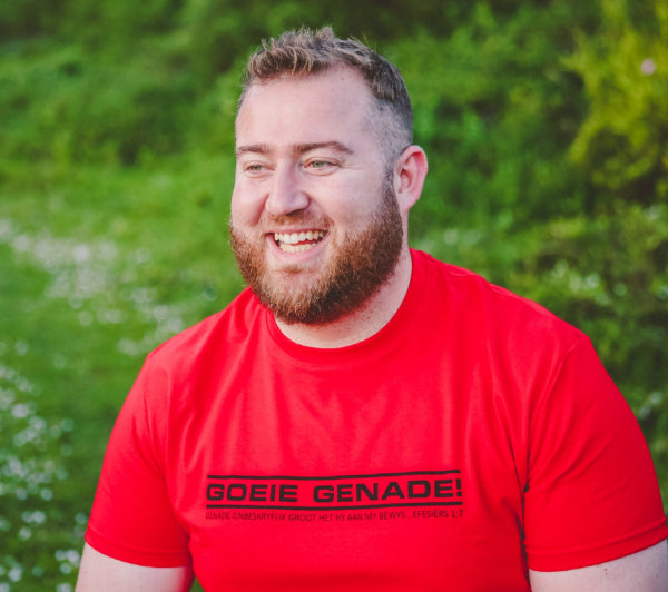 Goeie Genade - Christian t-shirt -photoshoot- South Africa