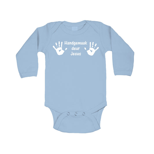 Handgemaak - Christian Baby Onesie (Blue LS)
