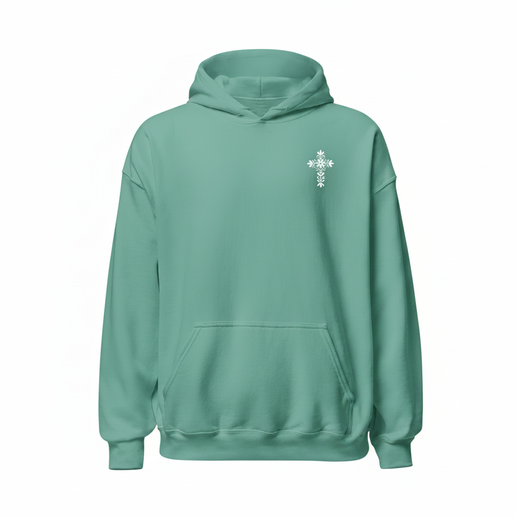 He has made everything beautiful - Christian Hoodie (Aqua)