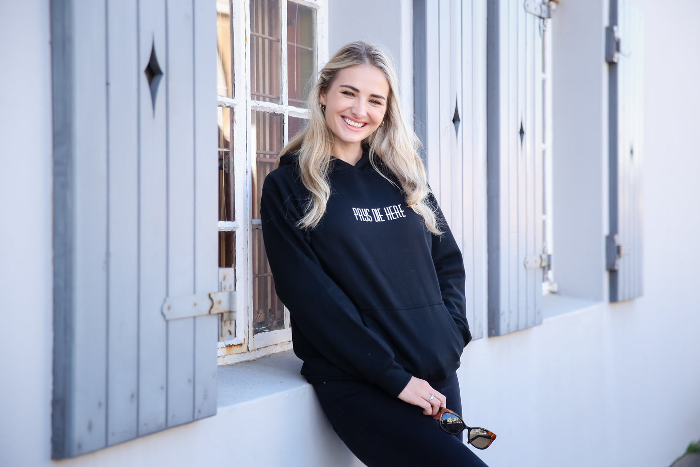 Prys die Here - Christian Hoodie (Black)