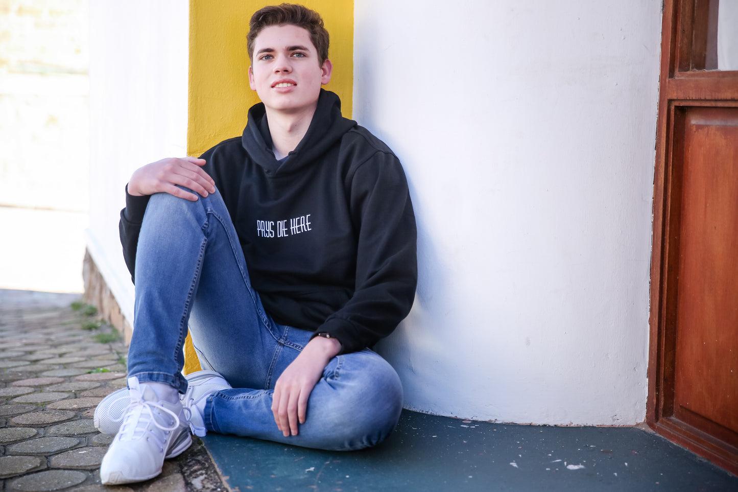 Prys die Here - Christian Hoodie (Black)