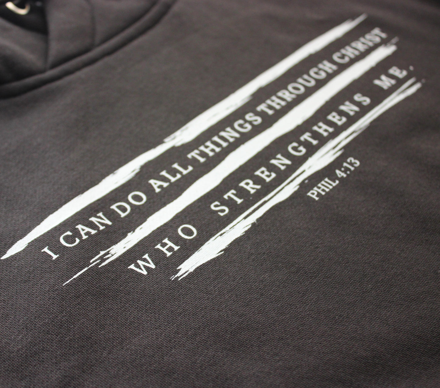 I can do all things - Premium Christian Hoodie (Black)
