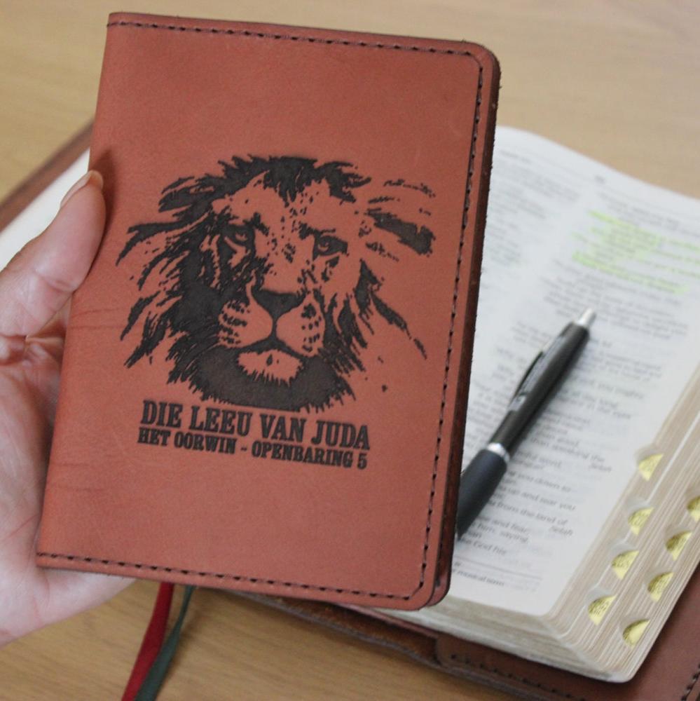 Leeu van Juda - Christian Leather Notebook cover - South Africa - ITG Clothing