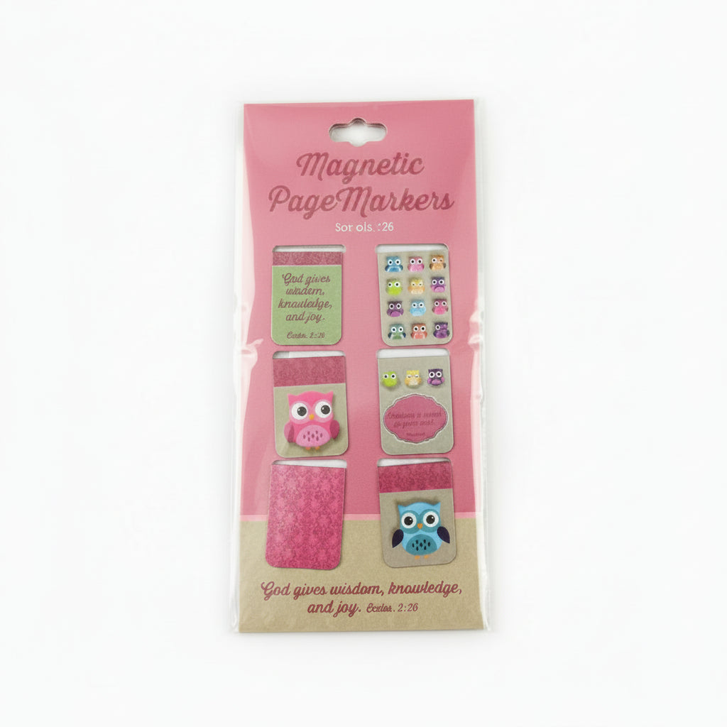 Bookmarks – Magnetic owls