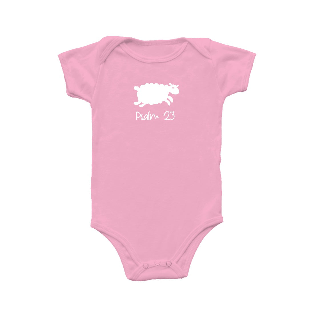 Psalm 23 - Christian Onesie (Pink)
