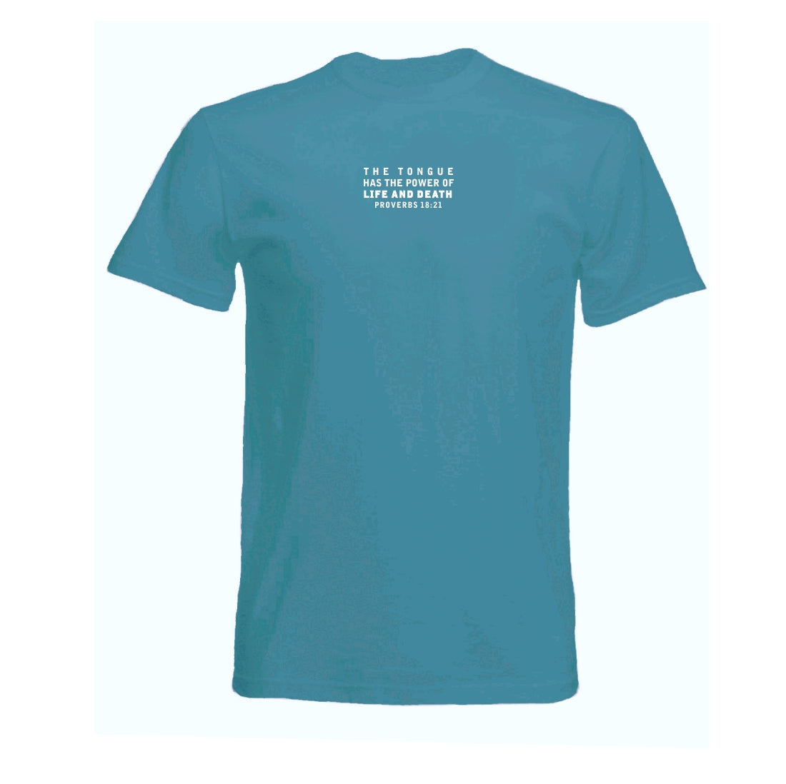 Speak Life – Premium Christian T shirt (Ocean Blue)