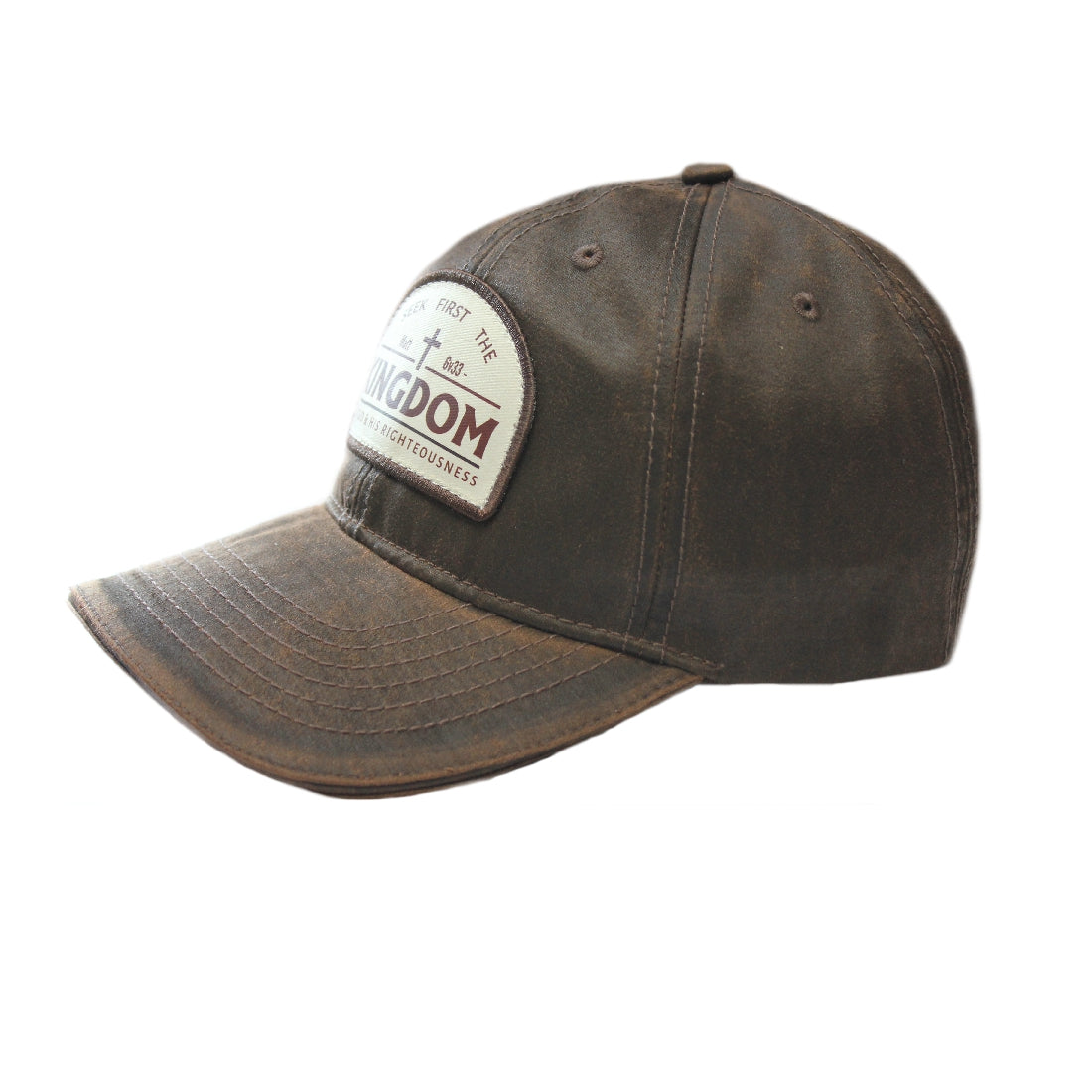 Seek first the Kingdom of God - Brown Oilskin