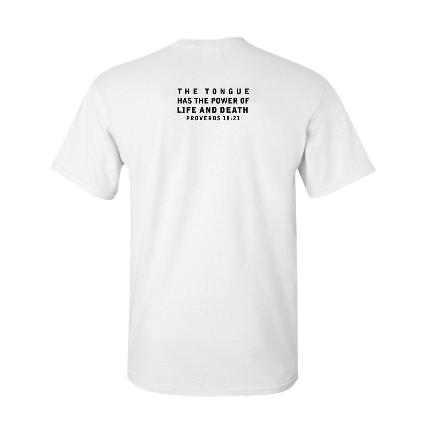 Speak Life – Premium Christian T shirt (White)