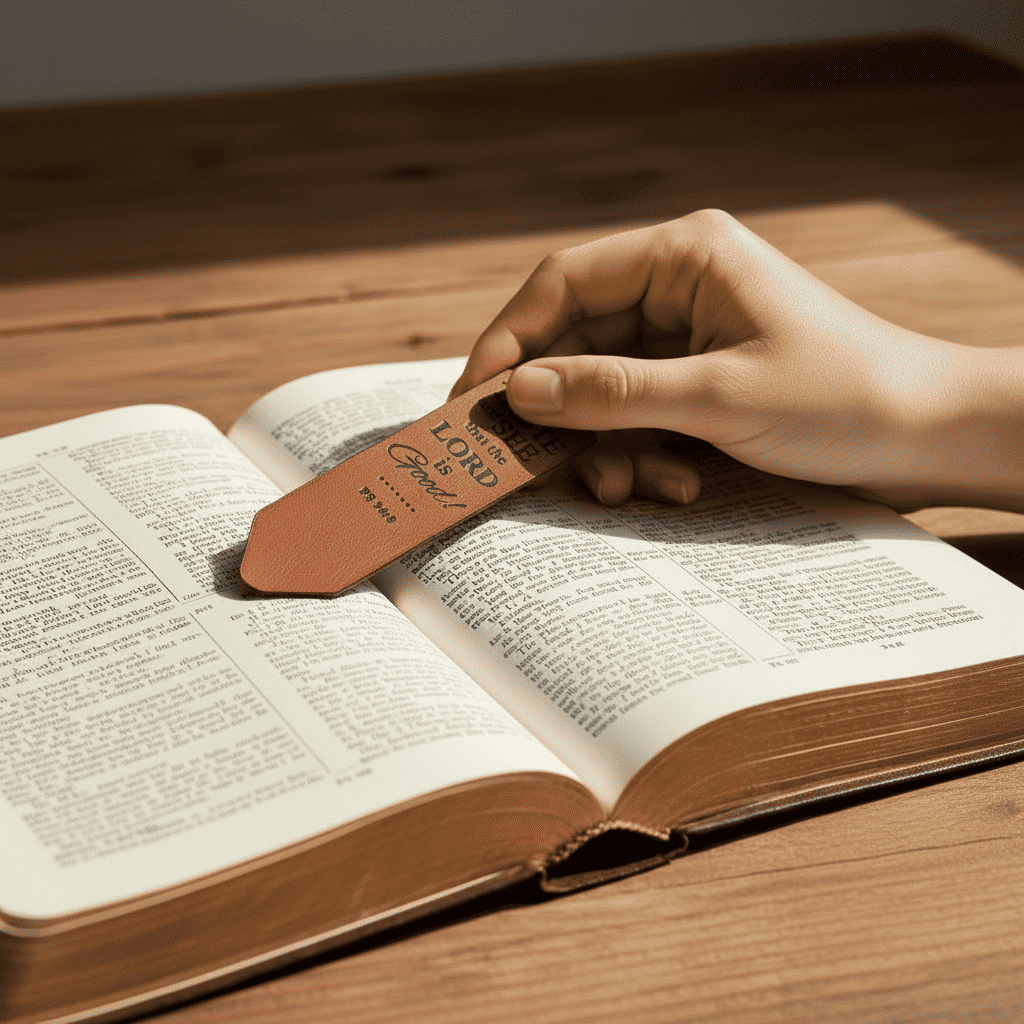Taste and see that the Lord is good - Christian Bookmarks