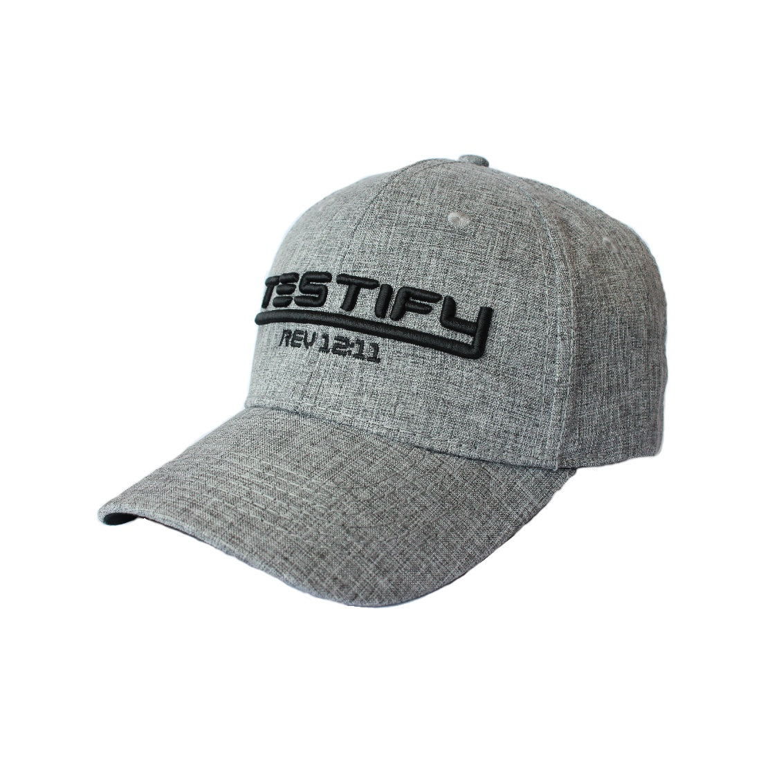 Testify - Christian Cap (Heather Grey)