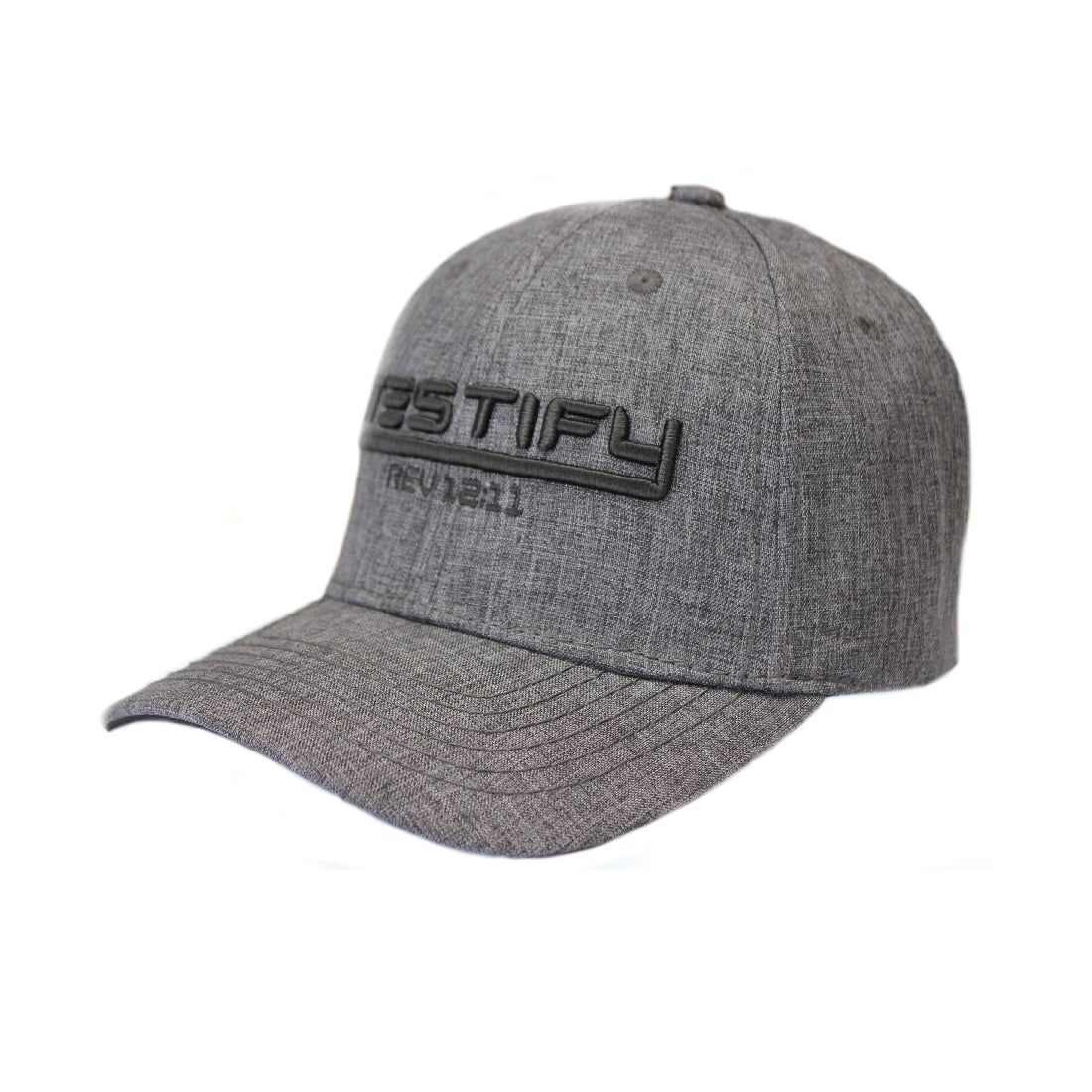 Testify - Christian Cap (Charcoal)