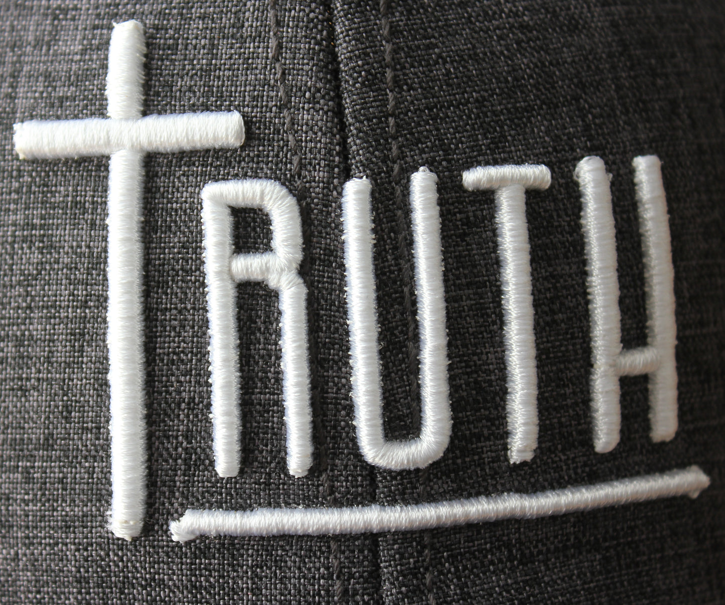 Truth - Christian Cap - (Charcoal Melange)