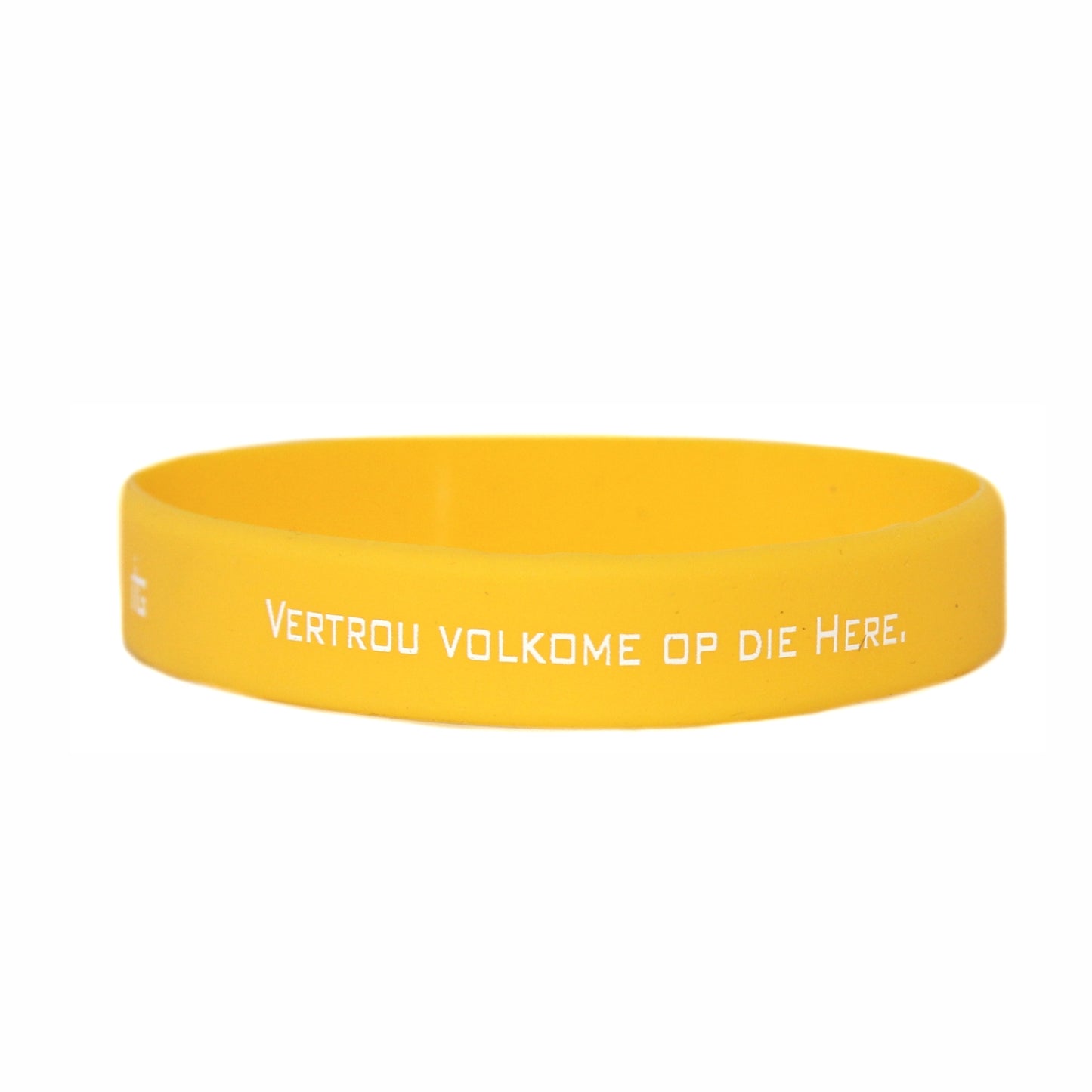 Vertrou Volkome op die Here - Silicone Bands (Yellow)