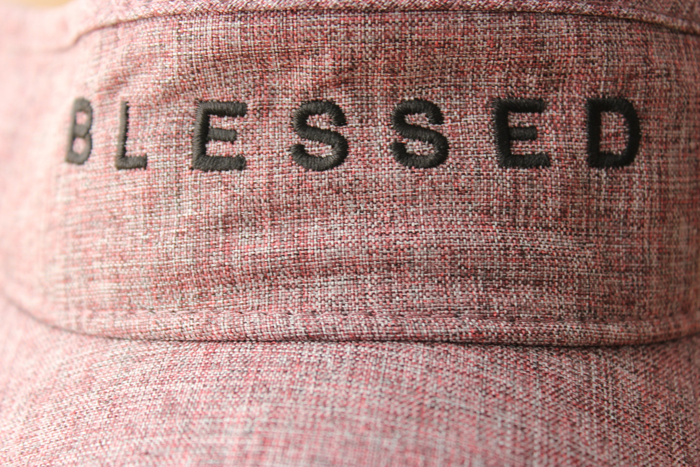 Blessed - Christian Visor (Dusty Pink)