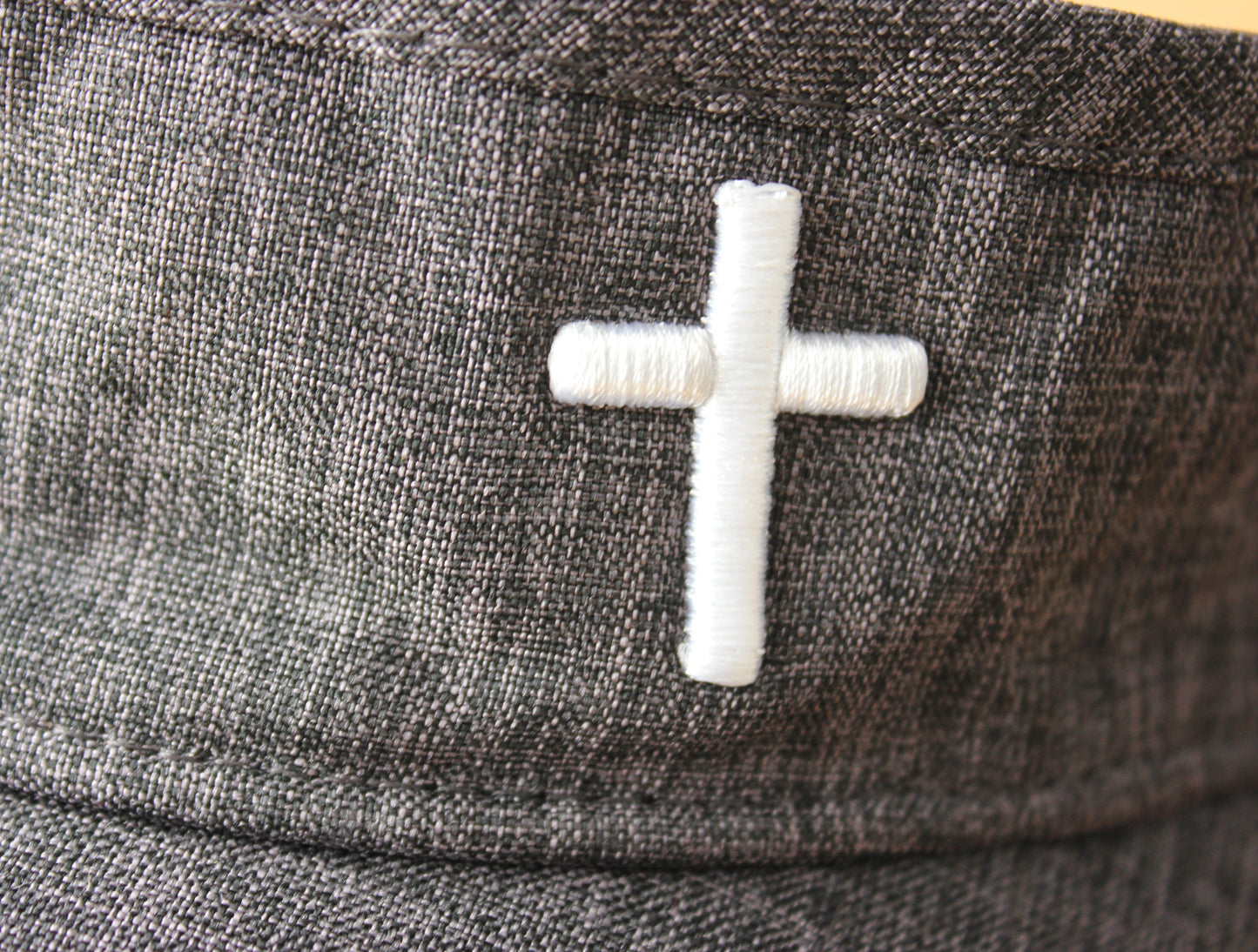 Cross - Christian Visor (Charcoal)