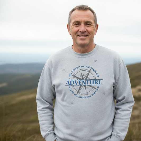 Adventure - Christian Sweater (Grey)