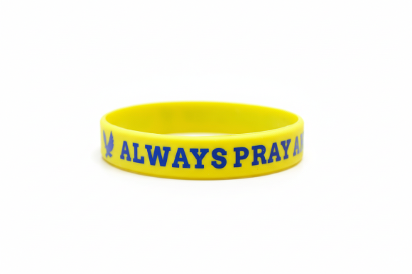 Always Pray - Silicone Bands (Yellow)