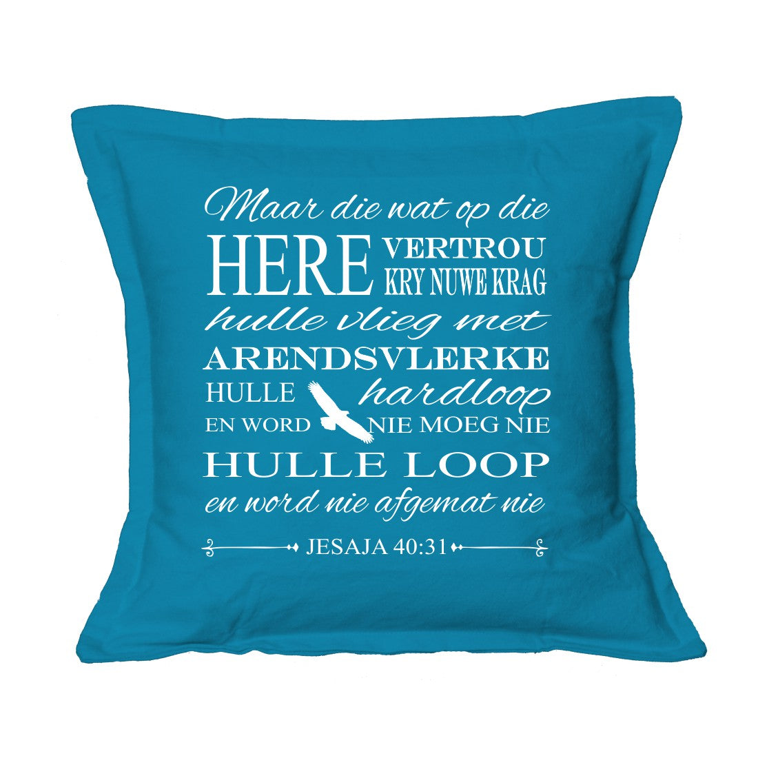 Arendsvlerke - Christian Cushion Cover (Turquoise)