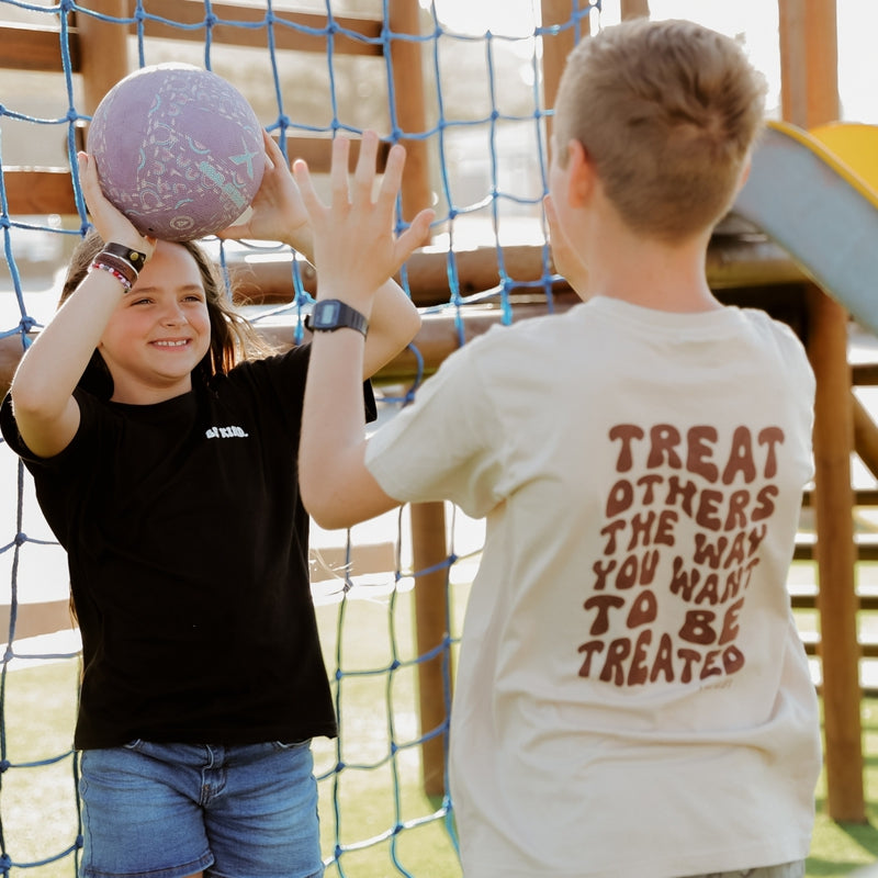 Be Kind – Christian Kids T shirt (Stone)