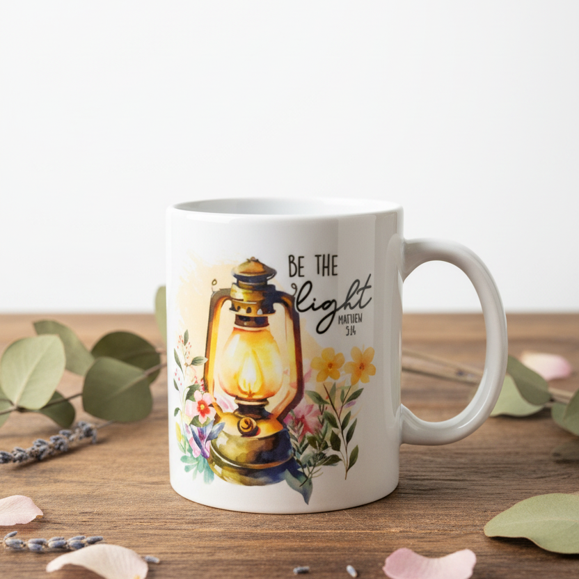 Be the light - Christian mug
