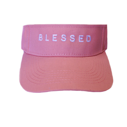 Blessed - Christian Visor (Light Pink)