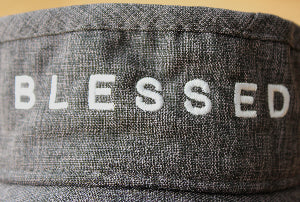 Blessed - Charcoal Christian Visor - SOUTH AFRICA-  ITG CLOTHING