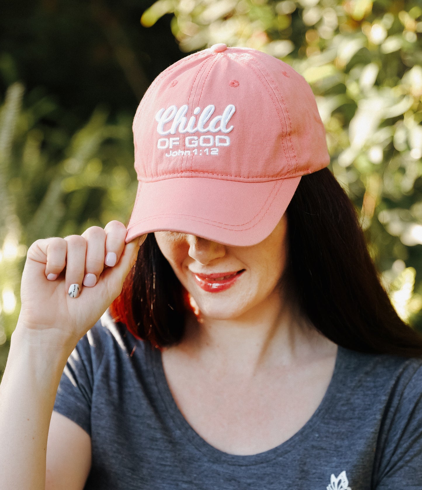 Child of God - Christian Cap (Pink Canvas)