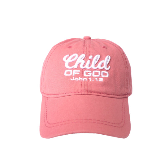 Child of God - Christian Cap (Pink Canvas)