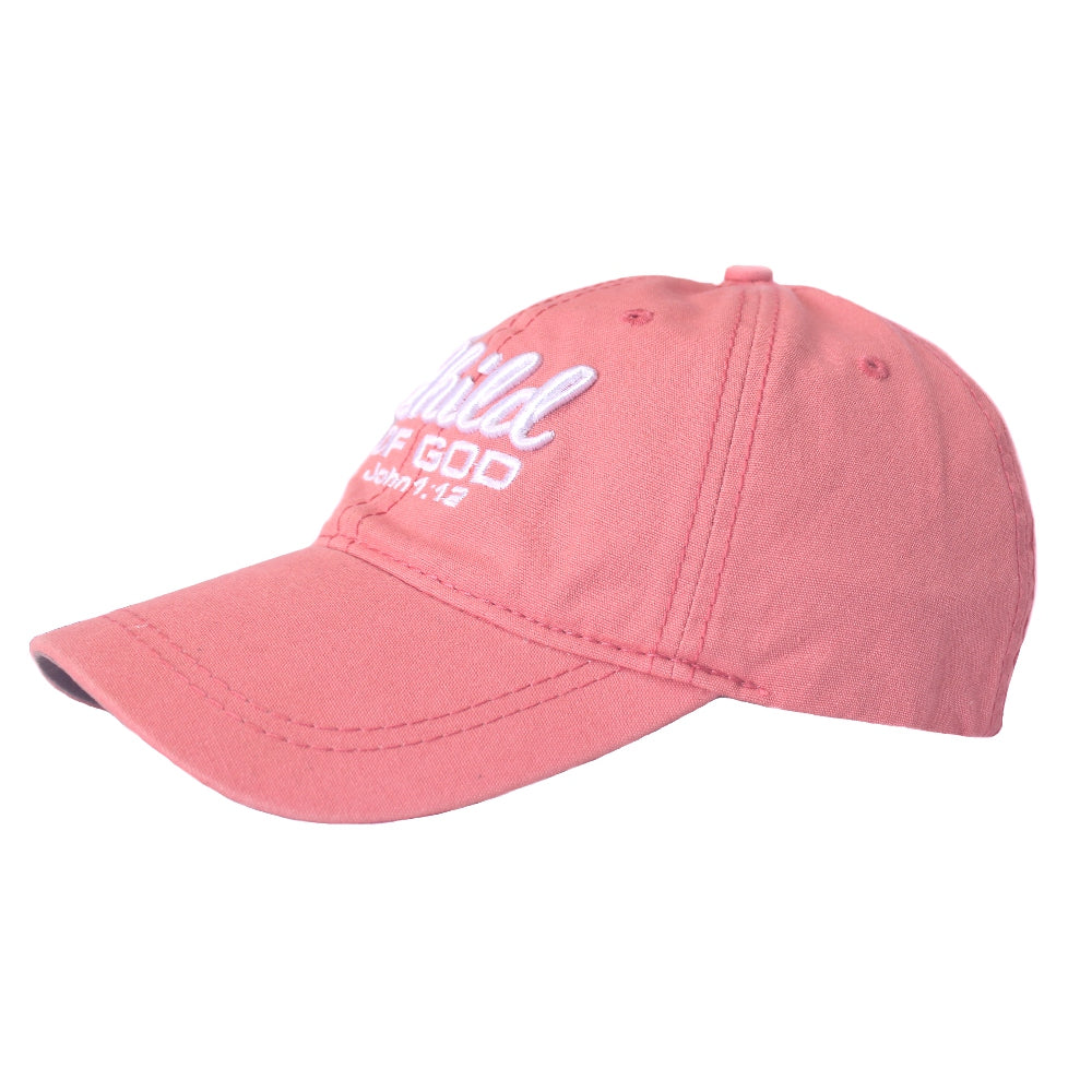 Child of God - Christian Cap (Pink Canvas)