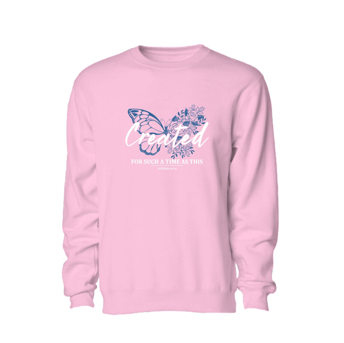 Created for a time - Christian Sweater (Dusty Pink)