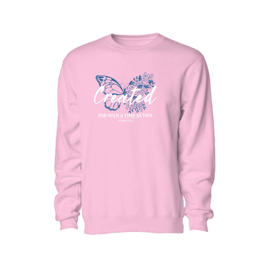 Created for a time - Christian Sweater (Dusty Pink)