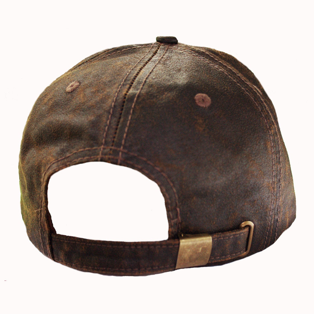 Cross - Christian Cap (Brown Oilskin)