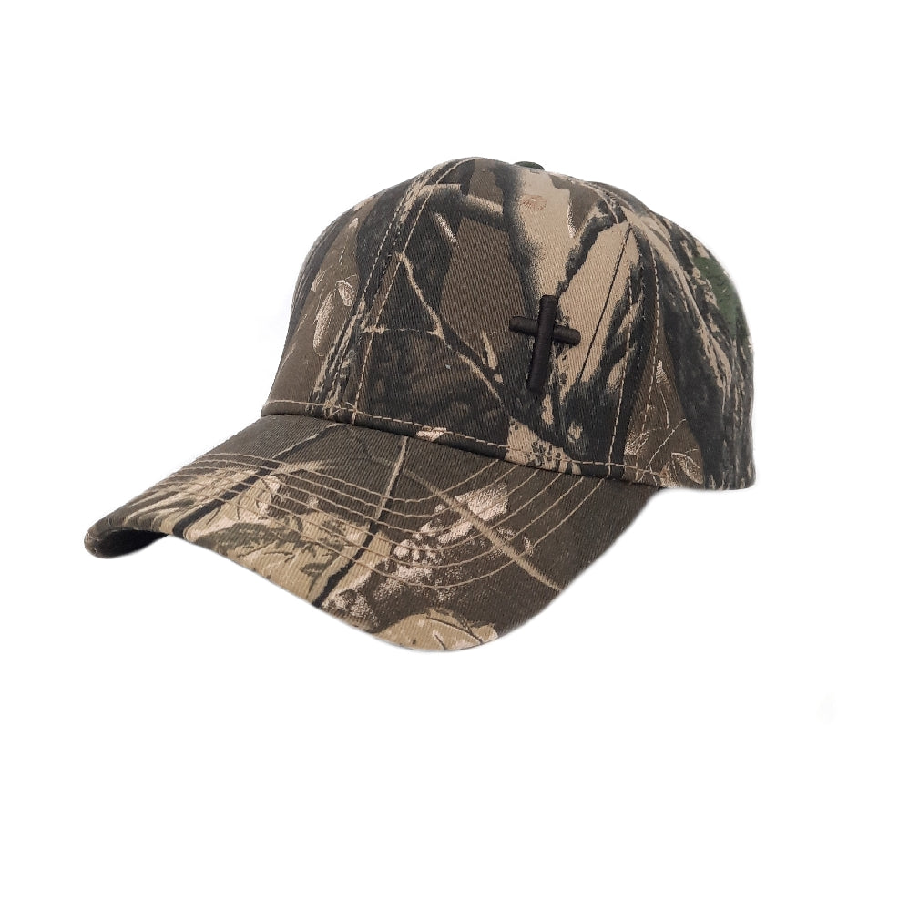 Cross - Christian Cap (Bush Camo)